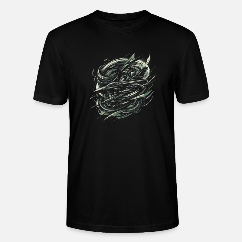 Manöver in der Luft - Stanley/Stella Unisex Bio-T-Shirt CRAFTER - Schwarz