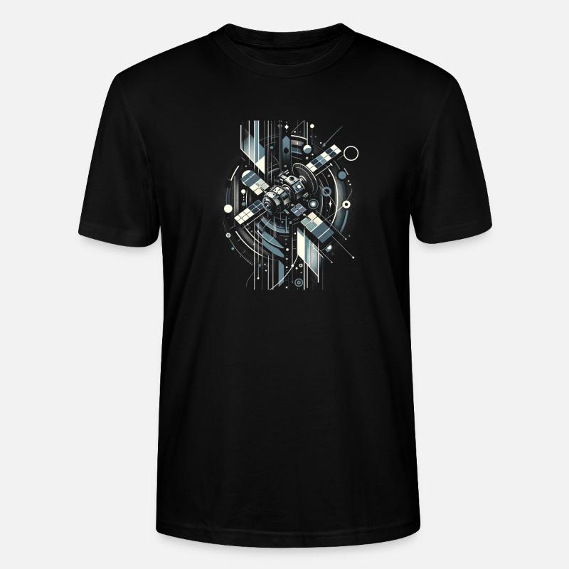 Surveillance orbitale par satellite - T-shirt bio CRAFTER Stanley Stella Unisexe - noir