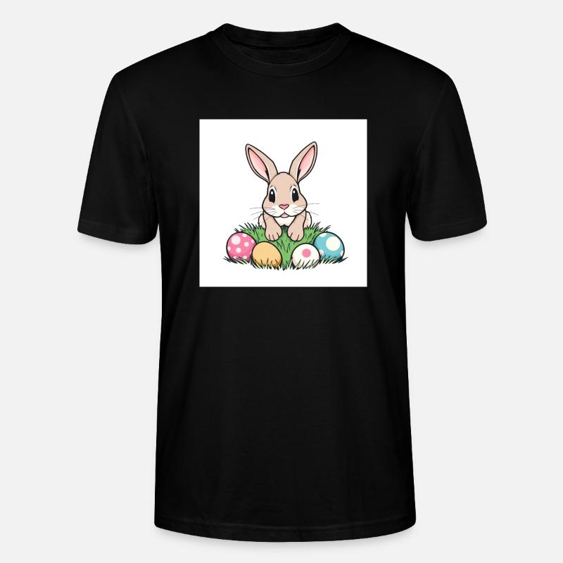 „Ostereierjagd beginnt!“ - Stanley/Stella Unisex Bio-T-Shirt CRAFTER - Schwarz