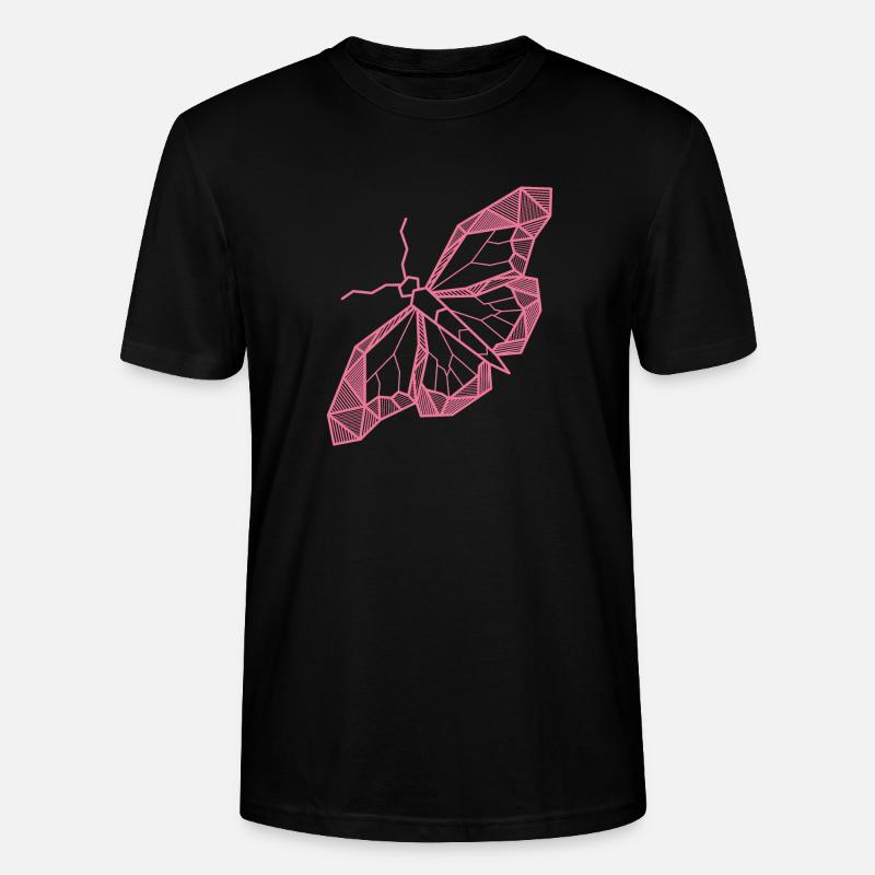 Papillon - T-shirt bio CRAFTER Stanley Stella Unisexe - noir