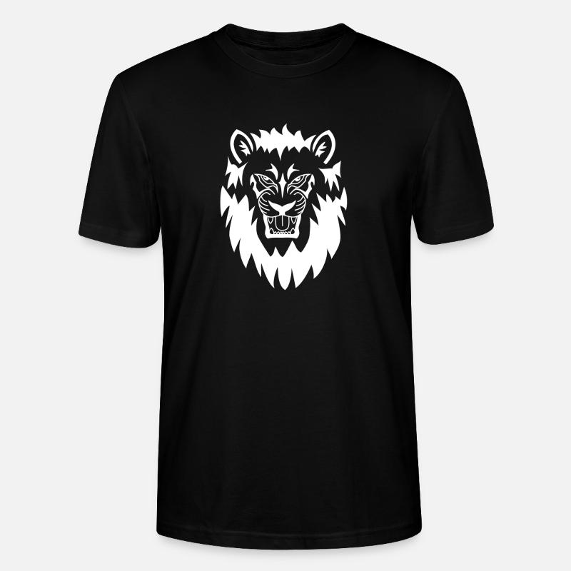 Löwe - Stanley/Stella Unisex Bio-T-Shirt CRAFTER - Schwarz