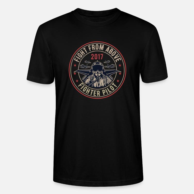 Combats d’Above - T-shirt bio CRAFTER Stanley Stella Unisexe - noir