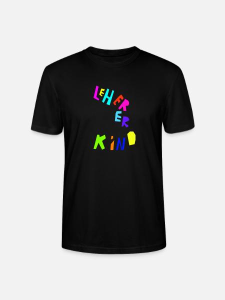 Lehrerkind bunt - Stanley/Stella Unisex Bio-T-Shirt CRAFTER - Schwarz