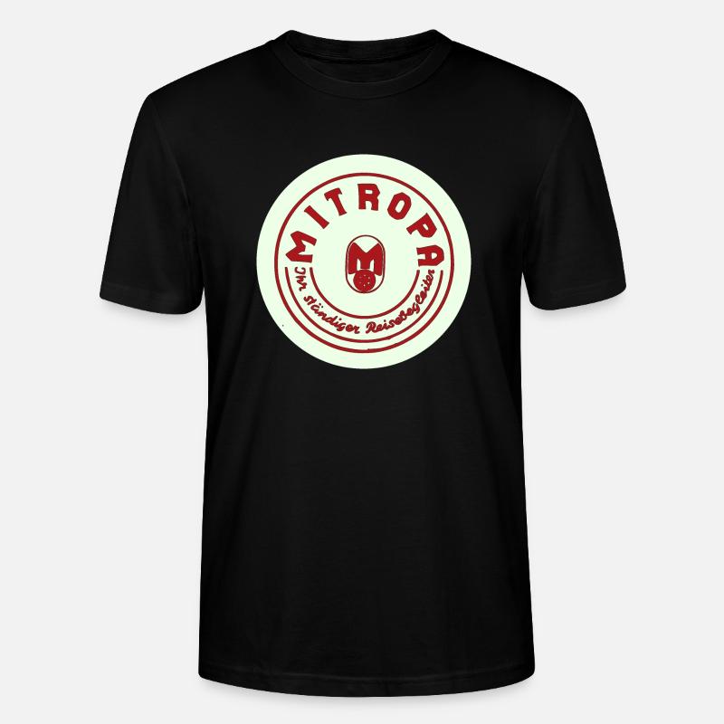 Mitropa - Ihr ständiger Reisebegleiter - Stanley/Stella Unisex Bio-T-Shirt CRAFTER - Schwarz