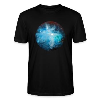 signe astrologique Bélier - T-shirt bio CRAFTER Stanley Stella Unisexe - noir - Devant - Alina (178cm) & Michal (187cm)