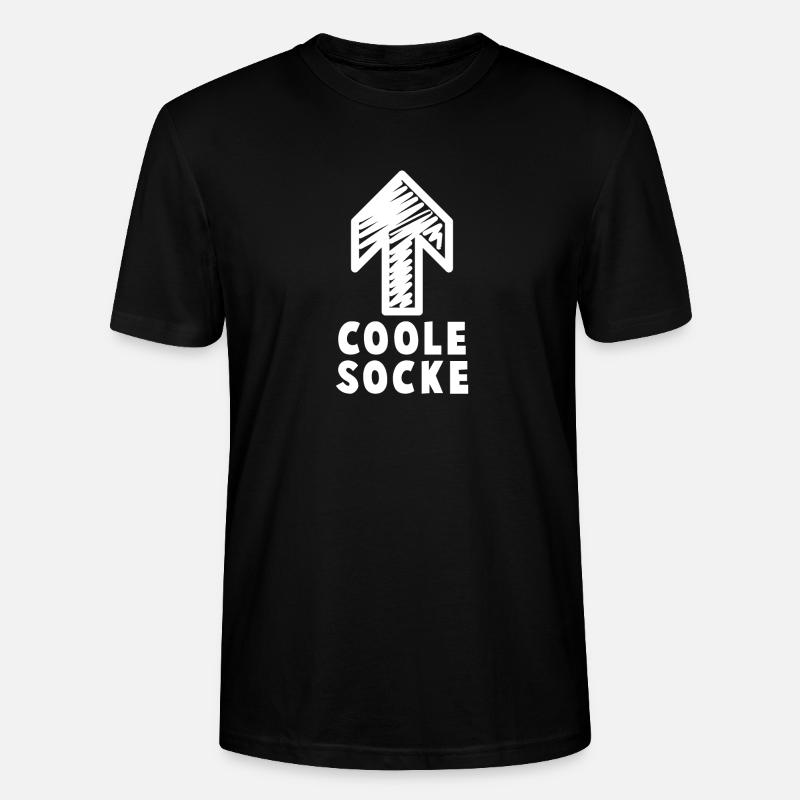 Chaussette cool - T-shirt bio CRAFTER Stanley Stella Unisexe - noir