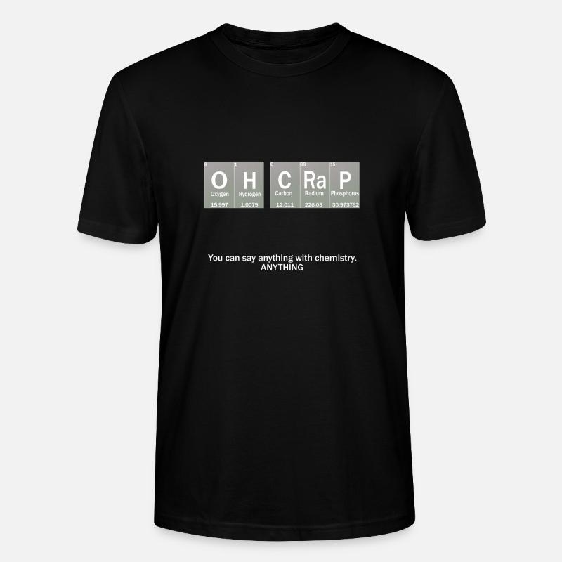 Oh Crap! - Stanley/Stella Unisex Bio-T-Shirt CRAFTER - Schwarz