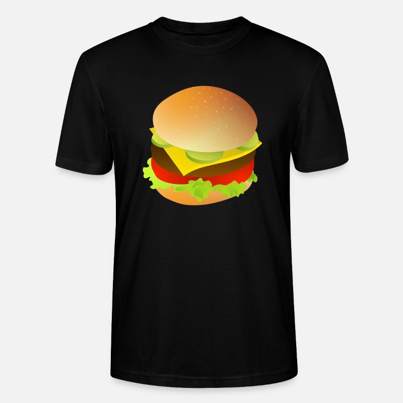 Burger - Stanley/Stella Unisex Bio-T-Shirt CRAFTER - Schwarz