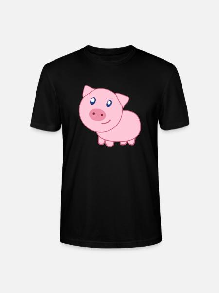 Ferkel - Stanley/Stella Unisex Bio-T-Shirt CRAFTER - Schwarz