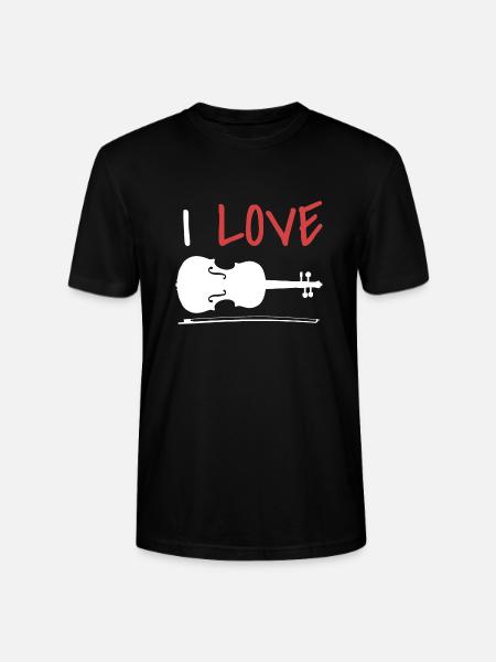 Violin violin - Stanley/Stella CRAFTER Unisex Organic T-Shirt - black