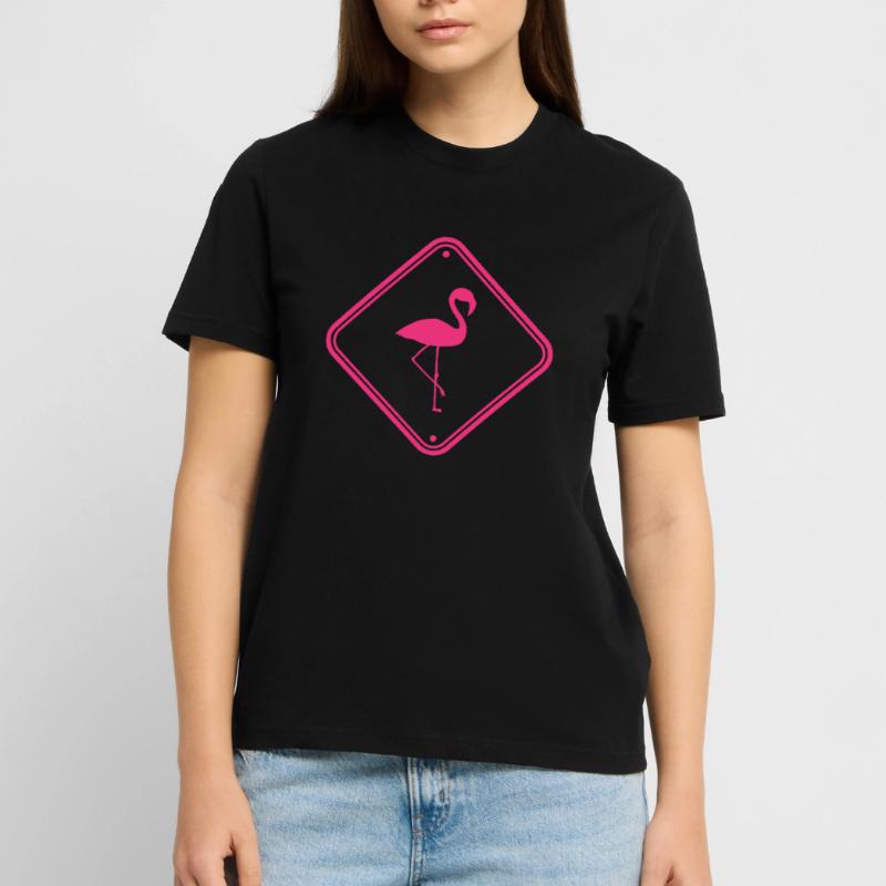 warning note caution caution shield danger fla Stanley/Stella CRAFTER Unisex Organic T-Shirt