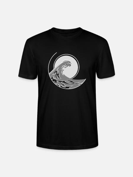 vague - T-shirt bio CRAFTER Stanley Stella Unisexe - noir