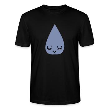 drops - Stanley/Stella CRAFTER Unisex Organic T-Shirt - black - Front - Alina (178cm) & Michal (187cm)
