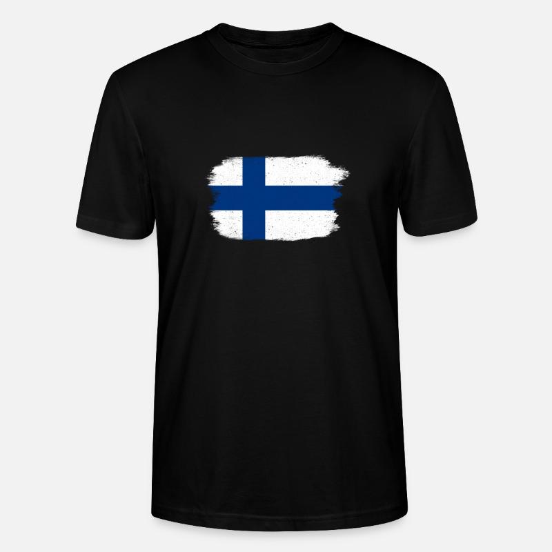 Finnland Helsinki Cool Geschenk - Stanley/Stella Unisex Bio-T-Shirt CRAFTER - Schwarz
