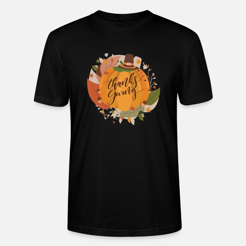 Erntedankfest - Stanley/Stella Unisex Bio-T-Shirt CRAFTER - Schwarz