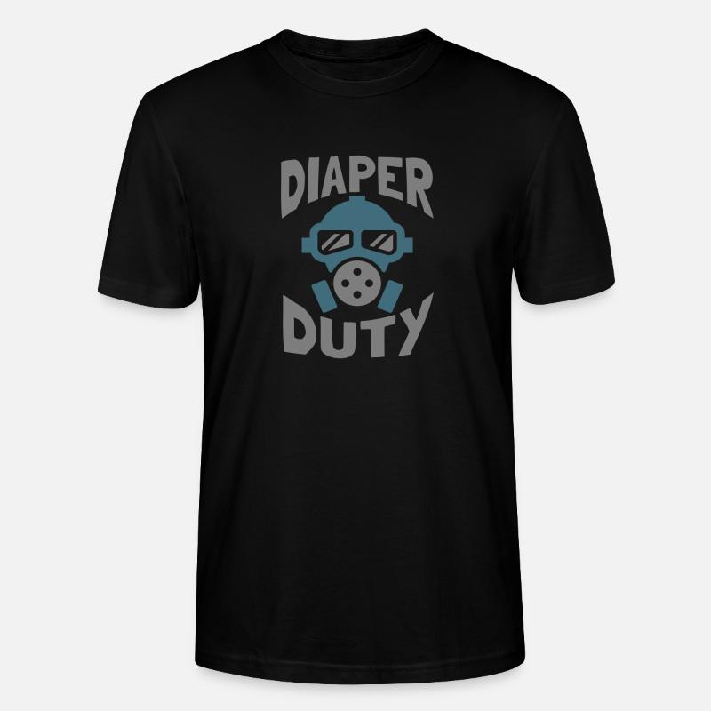 Changer la couche - T-shirt bio CRAFTER Stanley Stella Unisexe - noir