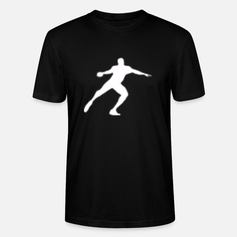 Diskuswerfen Leichtathletik - Stanley/Stella Unisex Bio-T-Shirt CRAFTER - Schwarz