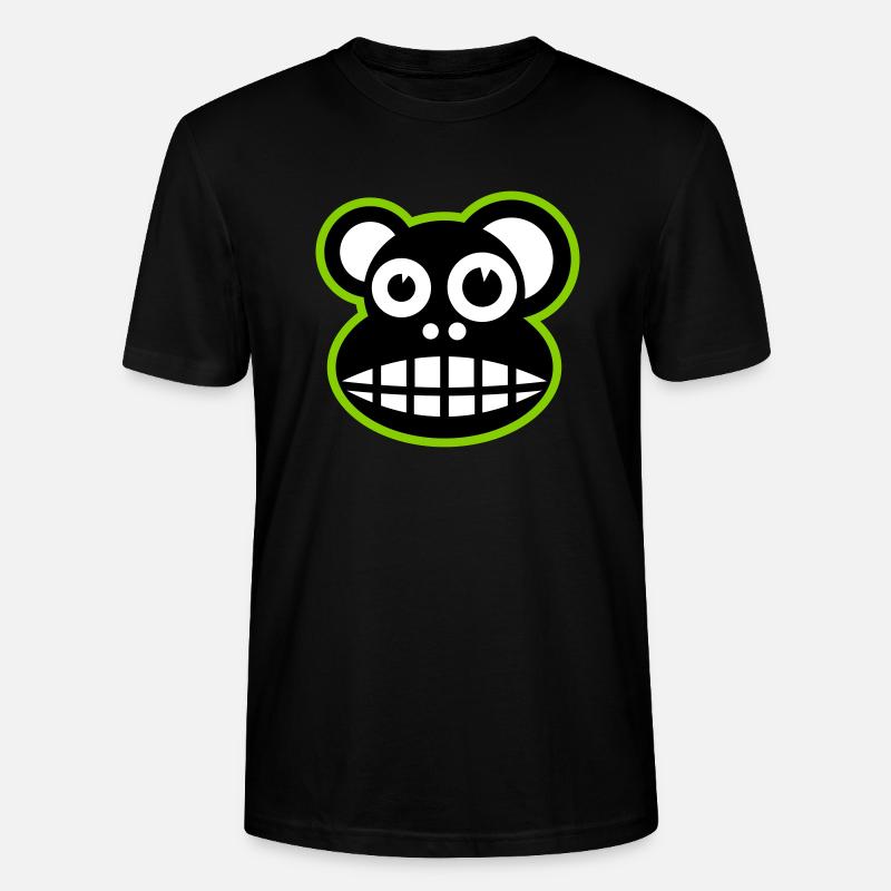 Lustiger Affe - Stanley/Stella Unisex Bio-T-Shirt CRAFTER - Schwarz
