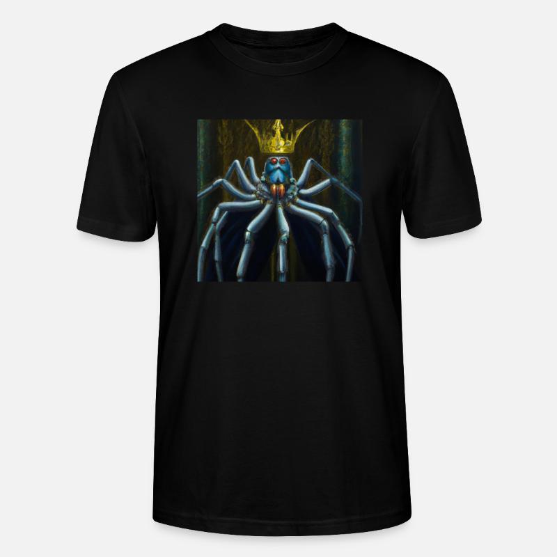 König der Spinnen - Stanley/Stella Unisex Bio-T-Shirt CRAFTER - Schwarz
