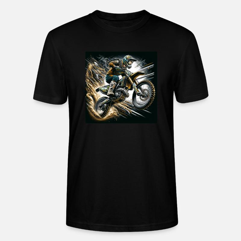 DirtRider's Glory - Stanley/Stella Unisex Bio-T-Shirt CRAFTER - Schwarz
