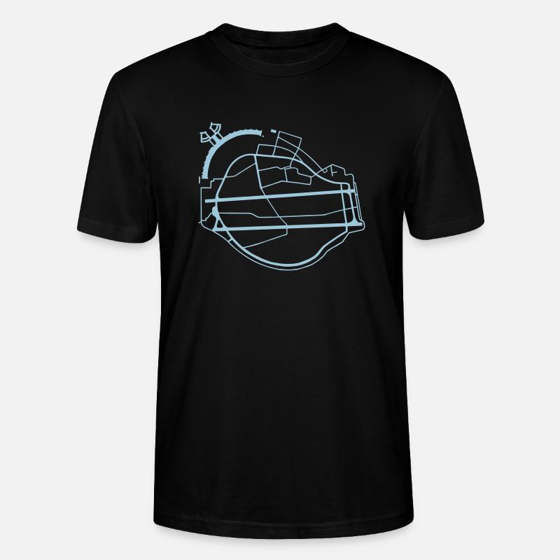 Tempelhofer Feld Berlin - Stanley/Stella Unisex Bio-T-Shirt CRAFTER - Schwarz