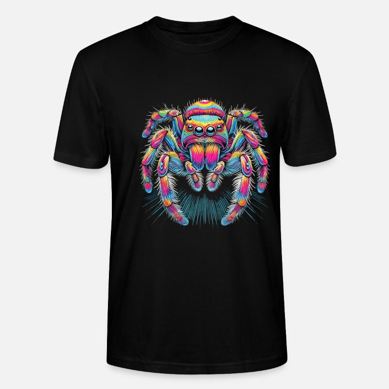 Spinne - Stanley/Stella Unisex Bio-T-Shirt CRAFTER - Schwarz