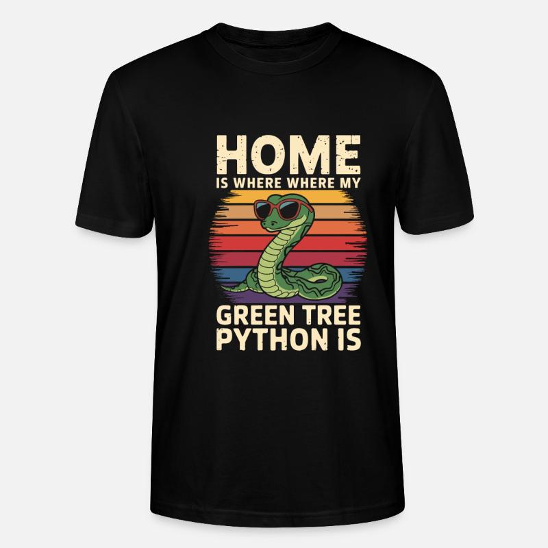 Serpent - T-shirt bio CRAFTER Stanley Stella Unisexe - noir