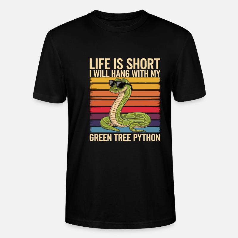 Serpent - T-shirt bio CRAFTER Stanley Stella Unisexe - noir