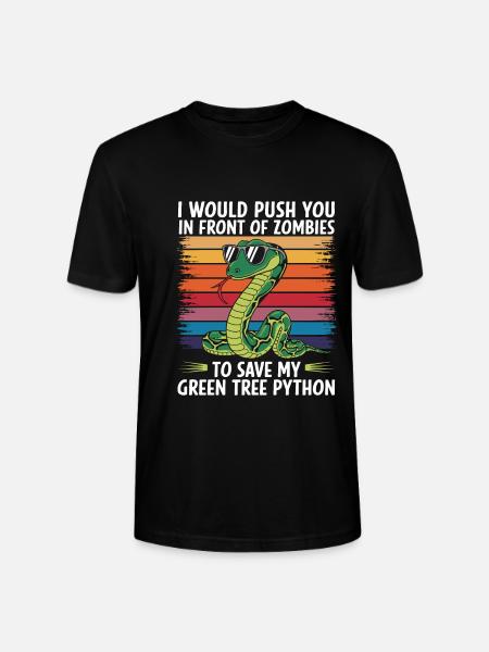 Snake - Stanley/Stella CRAFTER Unisex Organic T-Shirt - black