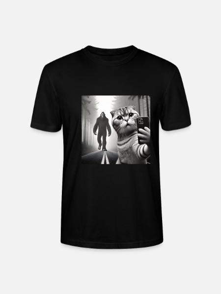 Katze - Stanley/Stella Unisex Bio-T-Shirt CRAFTER - Schwarz