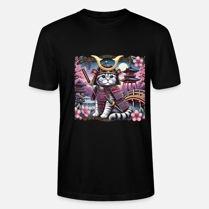 Chat - T-shirt bio CRAFTER Stanley Stella Unisexe - noir