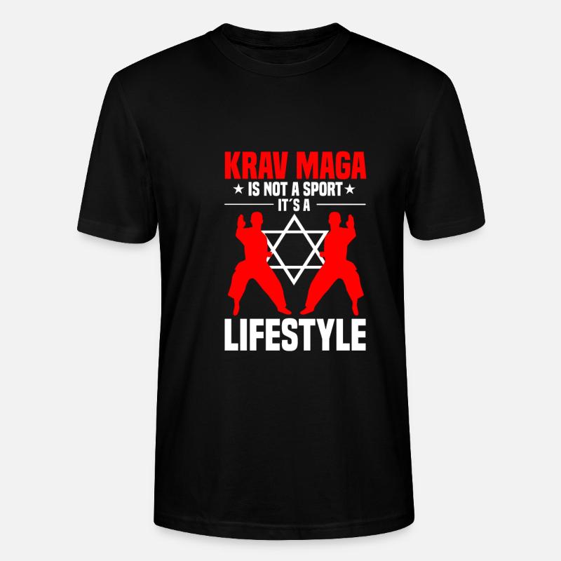 Krav Maga - Stanley/Stella CRAFTER Unisex Organic T-Shirt - black
