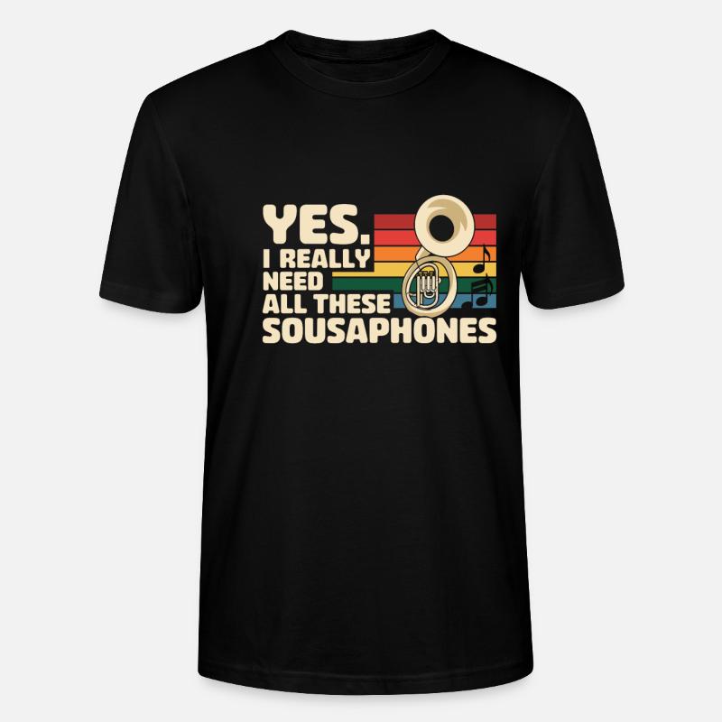 Sousaphone - Stanley/Stella Unisex Bio-T-Shirt CRAFTER - Schwarz
