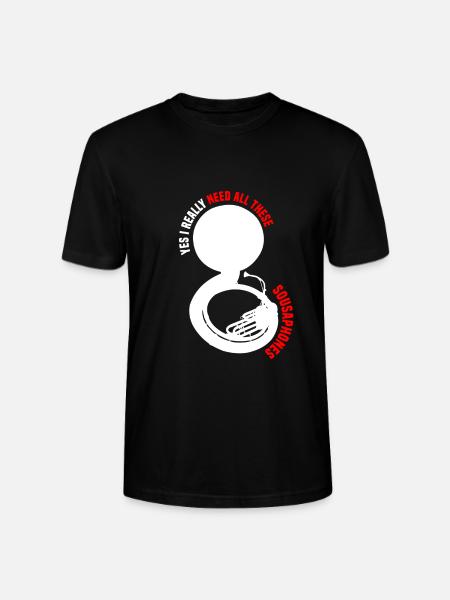 Sousaphone - Stanley/Stella CRAFTER Unisex Organic T-Shirt - black
