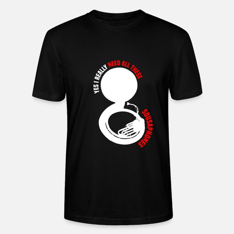 Sousaphone - Stanley/Stella CRAFTER Unisex Organic T-Shirt - black