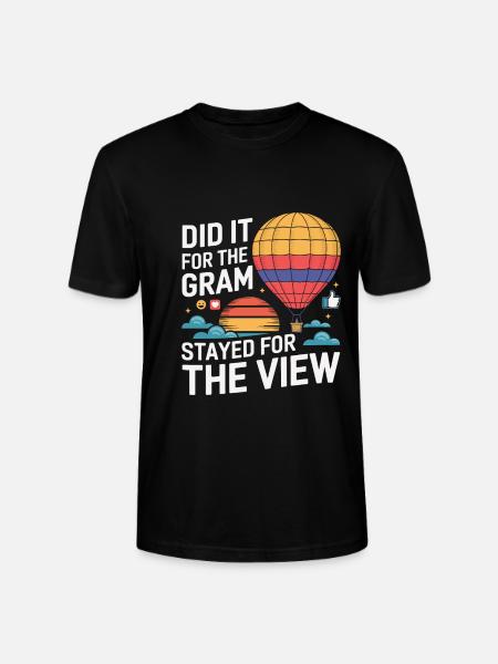 Ballon - T-shirt bio CRAFTER Stanley Stella Unisexe - noir