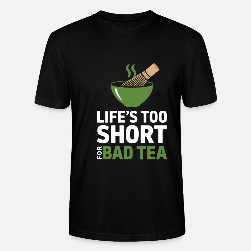 Le Matcha - T-shirt bio CRAFTER Stanley Stella Unisexe - noir