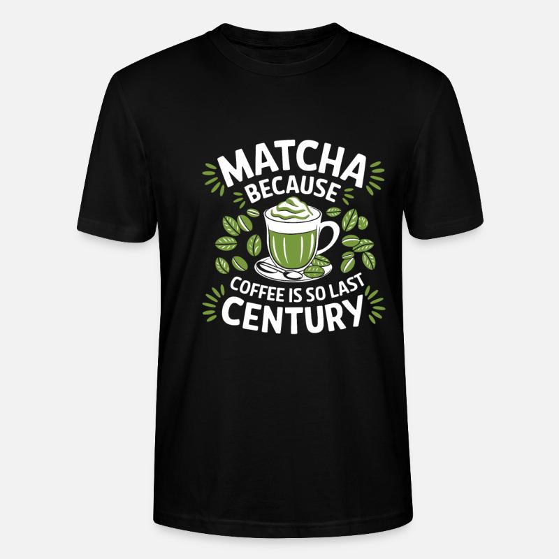 Matcha - Stanley/Stella Unisex Bio-T-Shirt CRAFTER - Schwarz