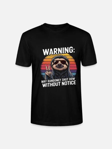 Office humor - Stanley/Stella CRAFTER Unisex Organic T-Shirt - black