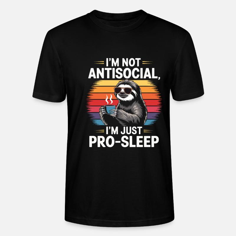 Humour de bureau - T-shirt bio CRAFTER Stanley Stella Unisexe - noir