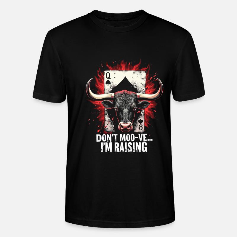 Jeu de cartes - T-shirt bio CRAFTER Stanley Stella Unisexe - noir