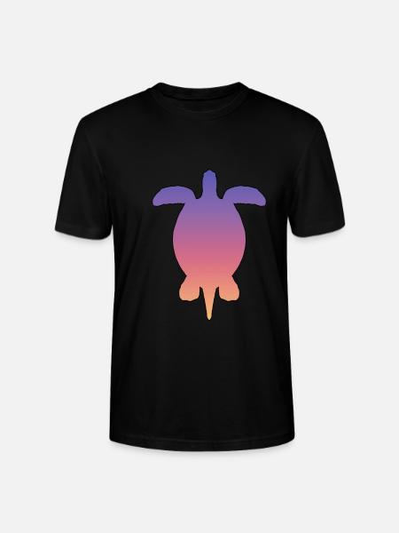 Turtle - Stanley/Stella Unisex Bio-T-Shirt CRAFTER - Schwarz