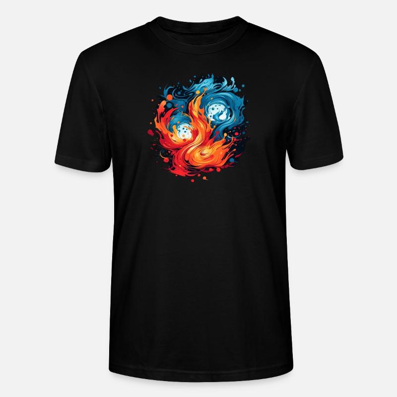 Feuer & Eis - Stanley/Stella Unisex Bio-T-Shirt CRAFTER - Schwarz