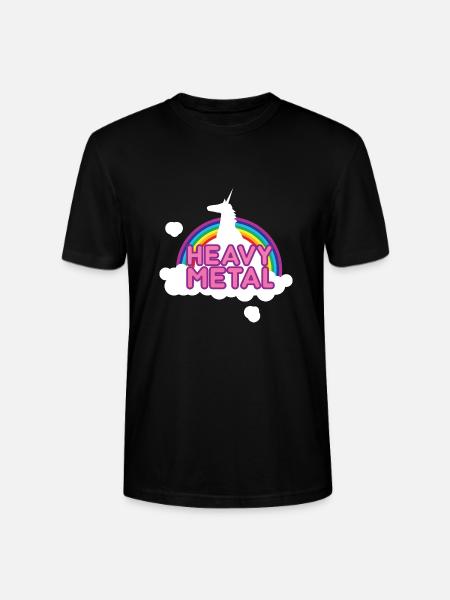 Heavy Metal - Stanley/Stella CRAFTER Unisex Organic T-Shirt - black