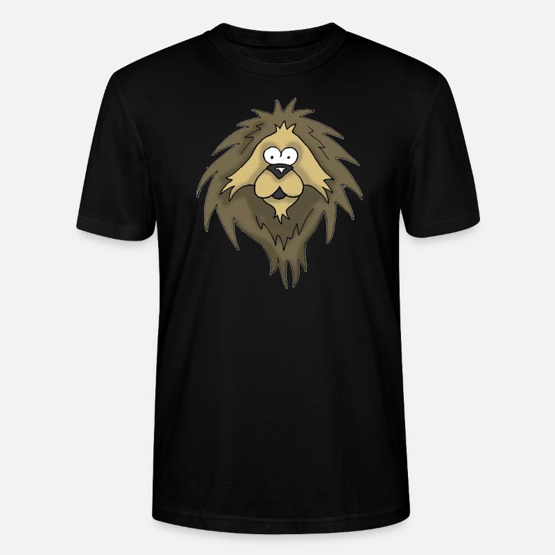 Löwe - Stanley/Stella Unisex Bio-T-Shirt CRAFTER - Schwarz