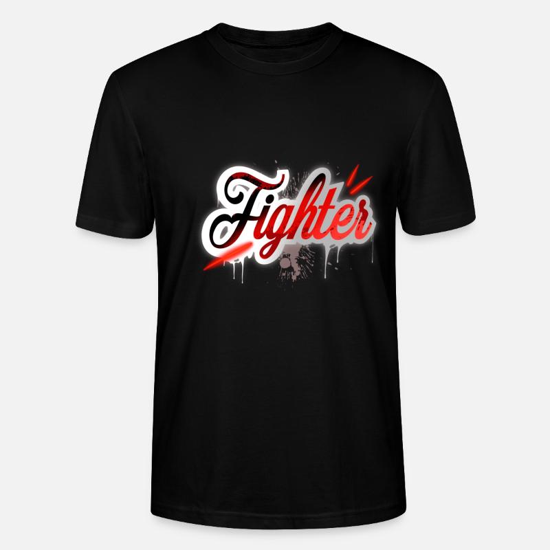Combattant - T-shirt bio CRAFTER Stanley Stella Unisexe - noir