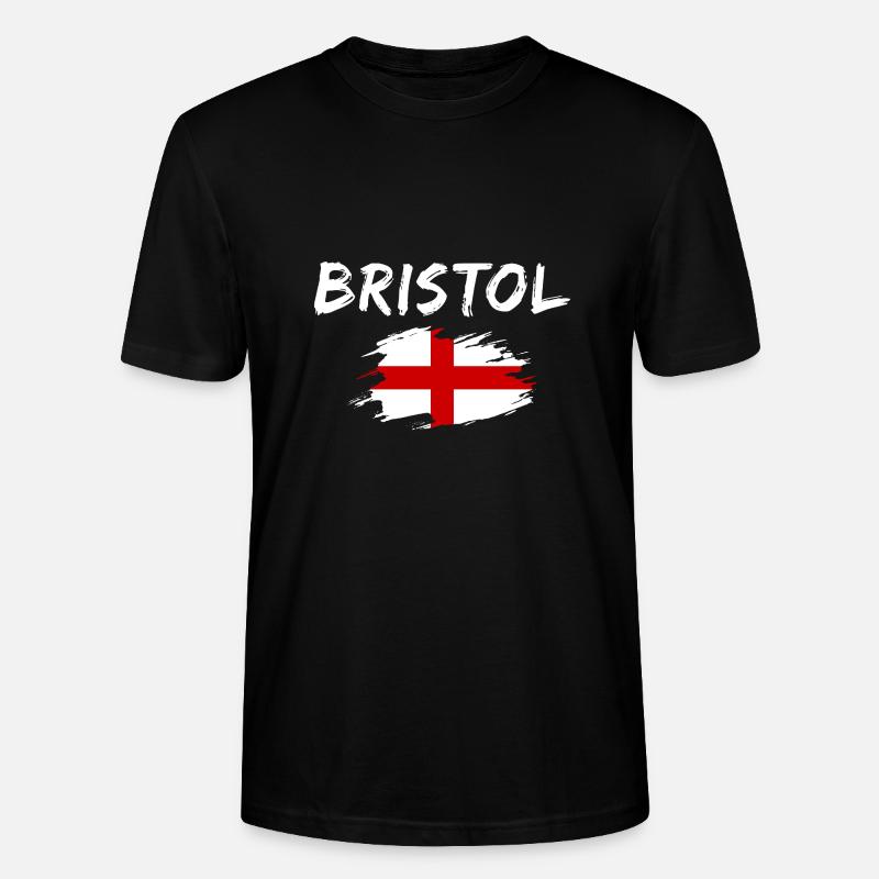 Bristol England - Stanley/Stella Unisex Bio-T-Shirt CRAFTER - Schwarz
