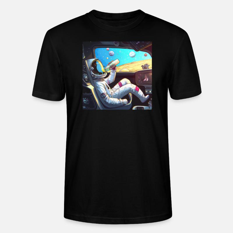 Astrononymus - Space Tripping - Stanley/Stella Unisex Bio-T-Shirt CRAFTER - Schwarz
