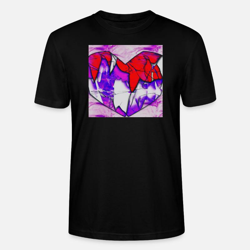 Valentinstag - Stanley/Stella Unisex Bio-T-Shirt CRAFTER - Schwarz