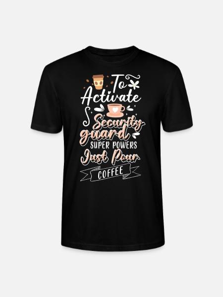Security Security Bouncer Work - Stanley/Stella CRAFTER Unisex Organic T-Shirt - black